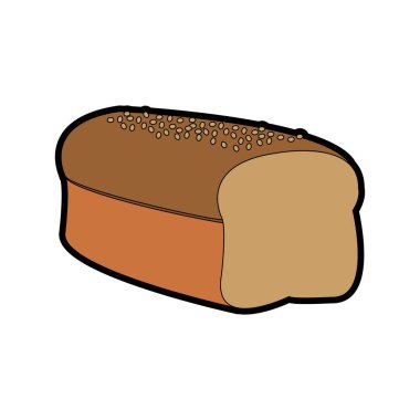 İzole ekmek tasarım