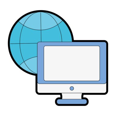 tam renkli ekran bilgisayar teknolojisi ile genel bağlantı