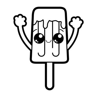 İzole buzlu şeker tasarım