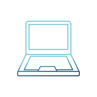 İzole laptop tasarım