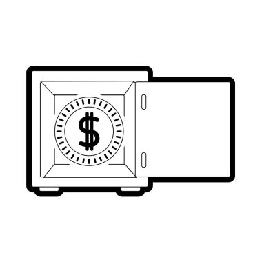 satır sikke Pezosu sembolünün içinde güçlü bir kutu ile