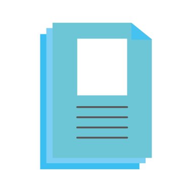 İzole belge tasarımı