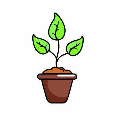 İzole bitki tasarımı