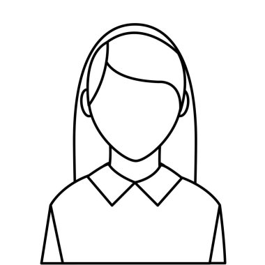 satır avatar zarif kadın bluzu ve meçhul