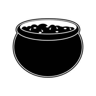 Meksika yemeği ve geleneksel yemekleri Tema izole tasarım vektör çizim sos