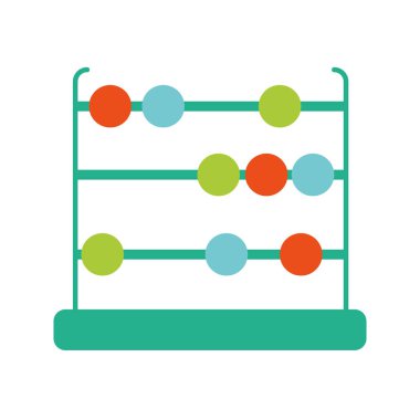 İzole abacus tasarım