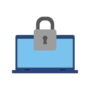 İzole laptop tasarım