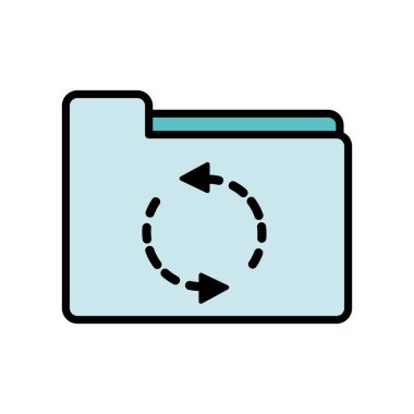 çizgi rengi klasör dosyası iş Arşiv yükleme