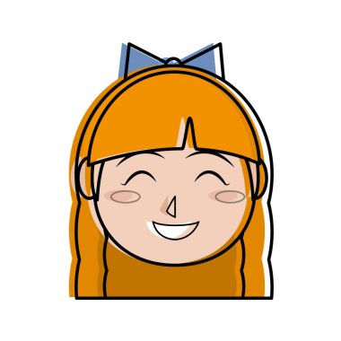 Kız çizgi film tasarım