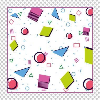 Memphis tarzı arka plan