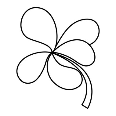 satır doğa yonca bitki yaprakları tasarımı ile