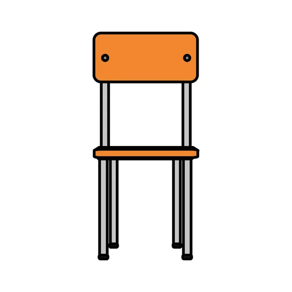 Diseño de silla escolar — Vector de stock