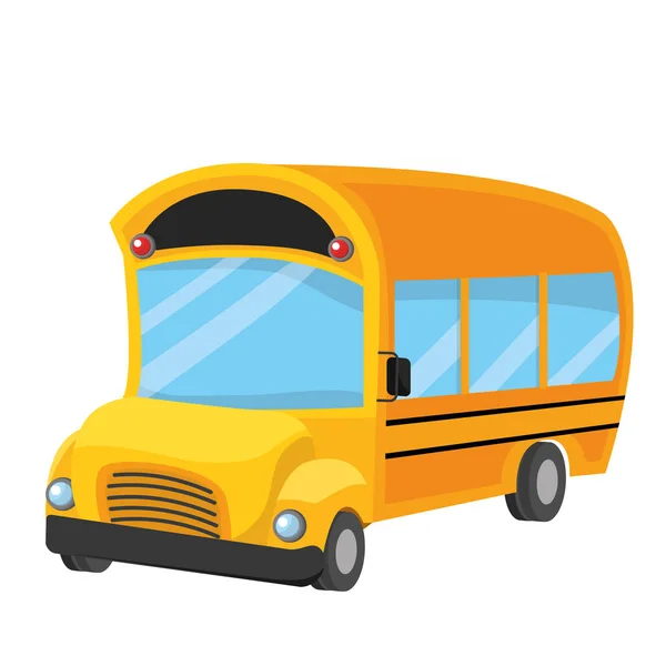 Дизайн школьного автобуса — стоковый вектор