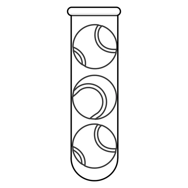 Tenis topları tasarım — Stok Vektör