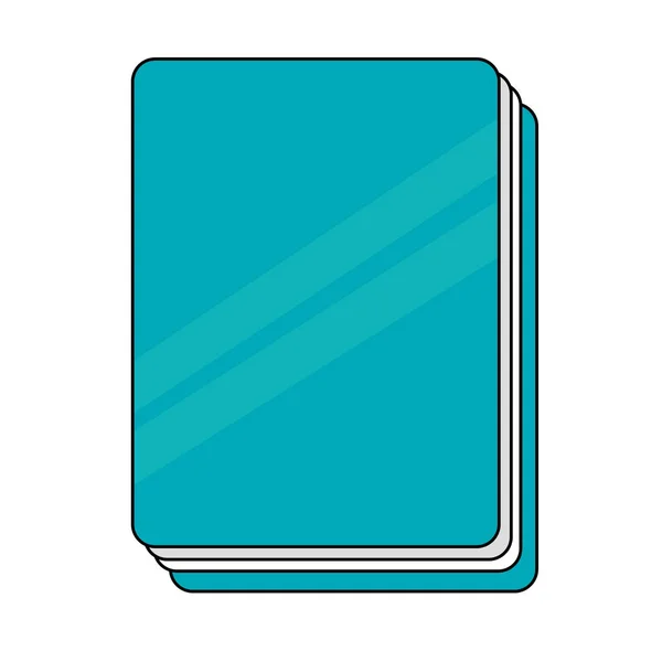 Design de livro isolado — Vetor de Stock