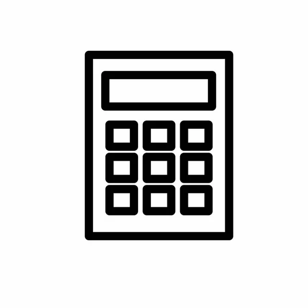 Kalkulator na białym tle — Wektor stockowy