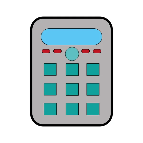 Conception de calculatrice isolée — Image vectorielle