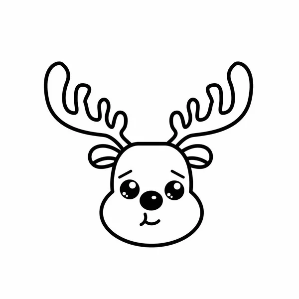 Isolated reindeer design — Stock Vector