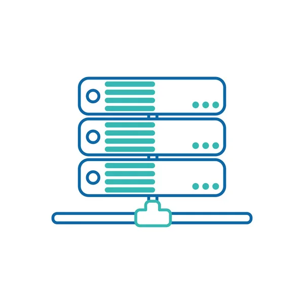 Hosting projektowanie stron internetowych — Wektor stockowy