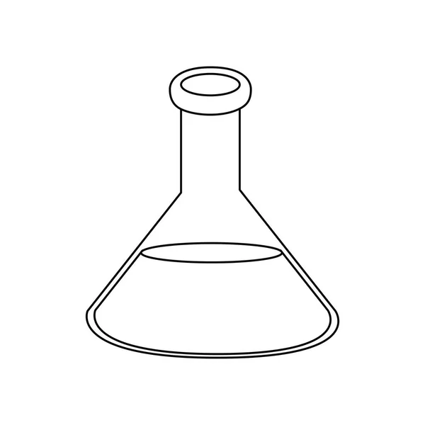 Ізольована flask дизайн — стоковий вектор