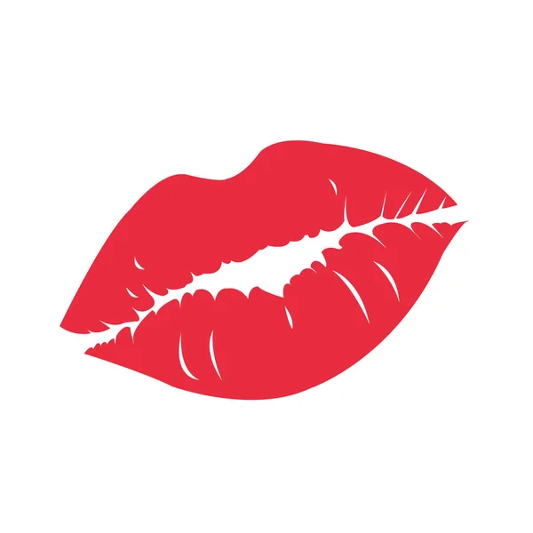 Colorido sexy mulher lábios estilo ícone — Vetor de Stock