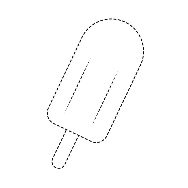 Conception isolée popsicle — Image vectorielle