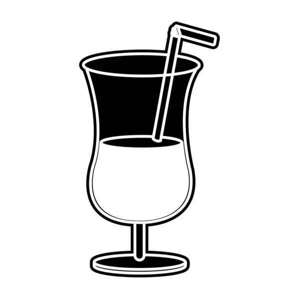 Conception de cocktail isolé — Image vectorielle