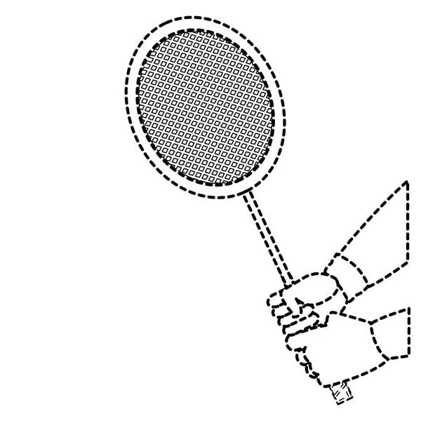 Diseño de raqueta de tenis — Archivo Imágenes Vectoriales
