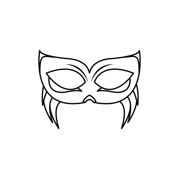 Конструкція ізольованих маска — стоковий вектор