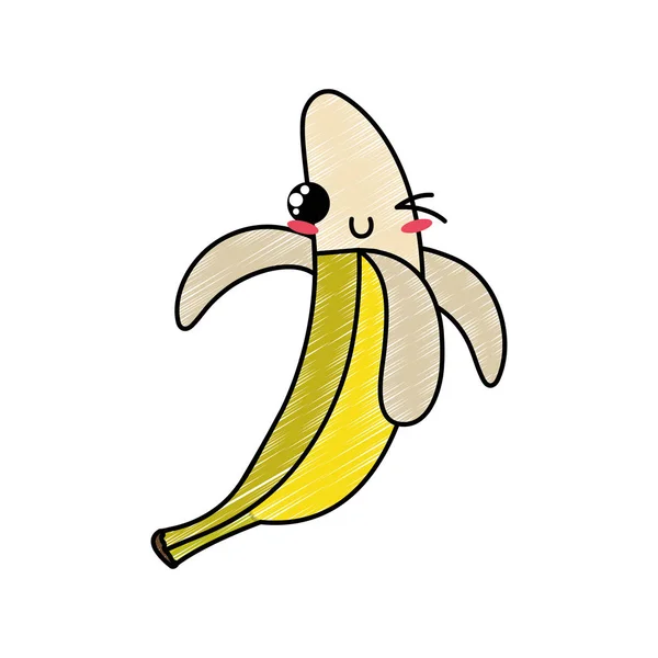 격리 된 바나나 디자인 — 스톡 벡터