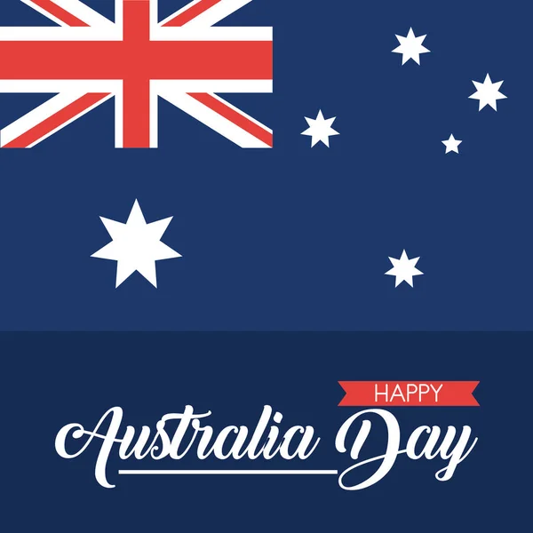 Australie conception de jour — Image vectorielle