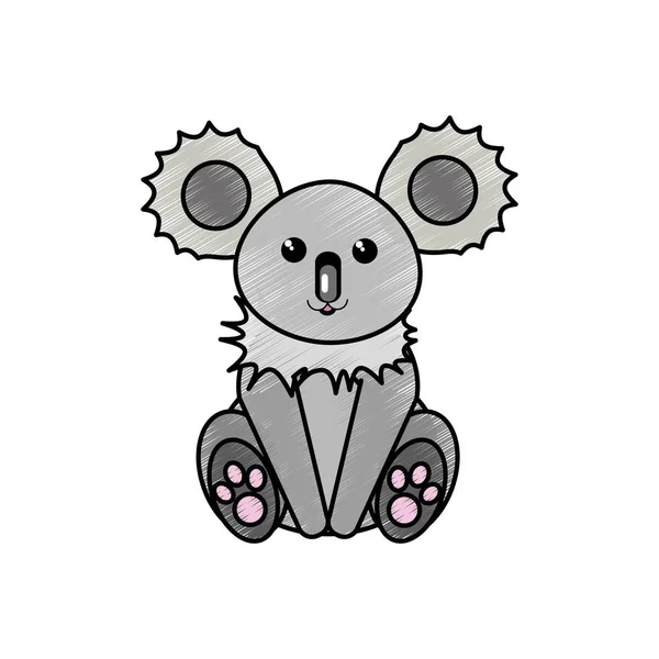 Koala diseño de dibujos animados — Archivo Imágenes Vectoriales