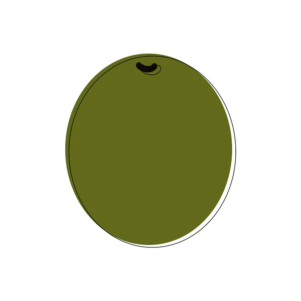 独立的橄榄色设计 — 图库矢量图片