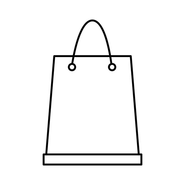 Προσαρμοσμένη αγορά αντικείμενο γραμμή τσάντα για ψώνια — Διανυσματικό Αρχείο