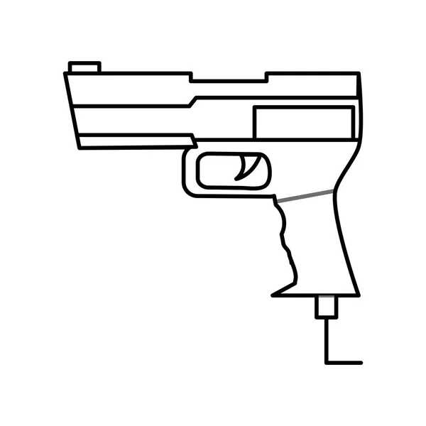 Diseño de pistola de juguete — Vector de stock