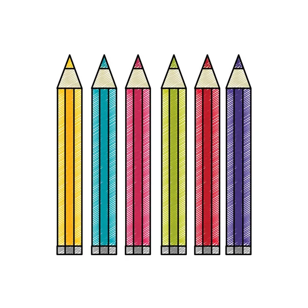 Isolierte Bleistift-Design — Stockvektor