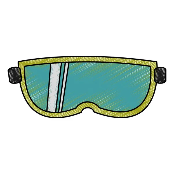 Design der Winterbrille — Stockvektor