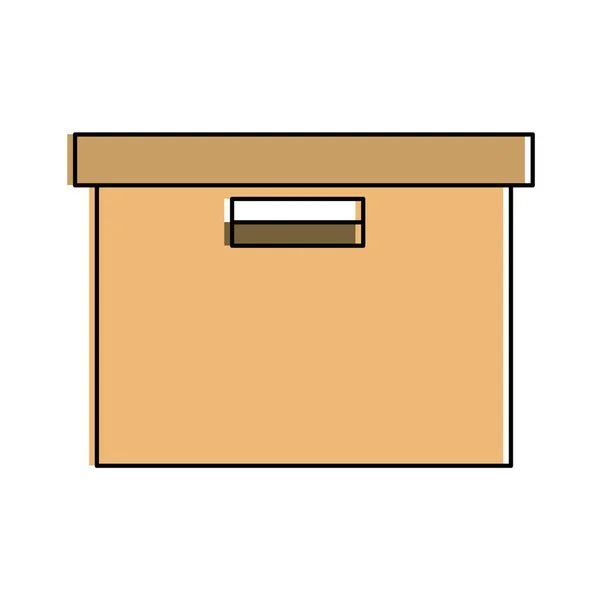 Izolovaný box design — Stockový vektor