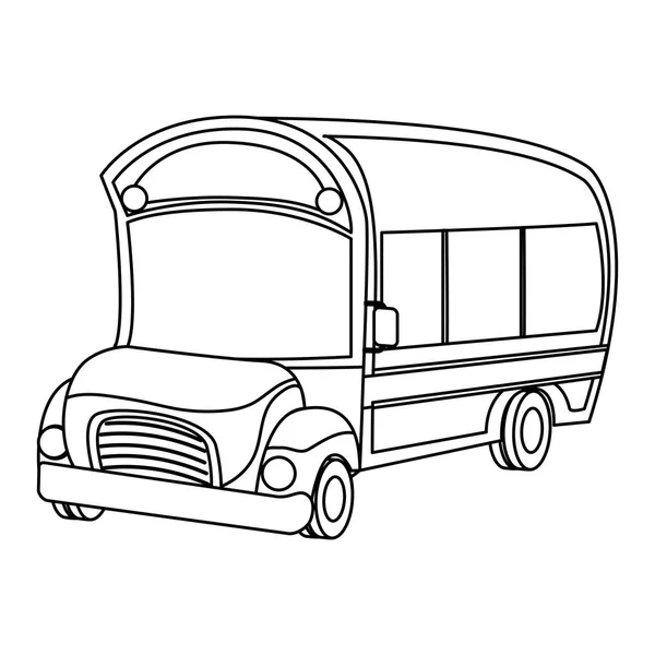 Školní autobus design — Stockový vektor