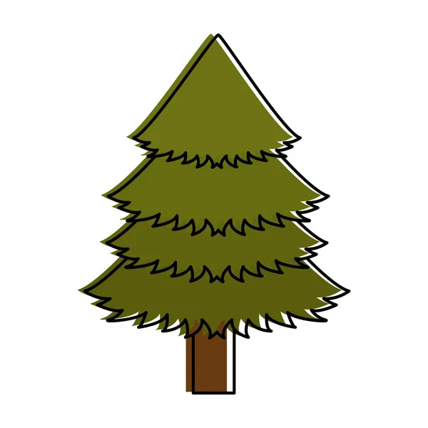 Fenyőfa kialakítása — Stock Vector