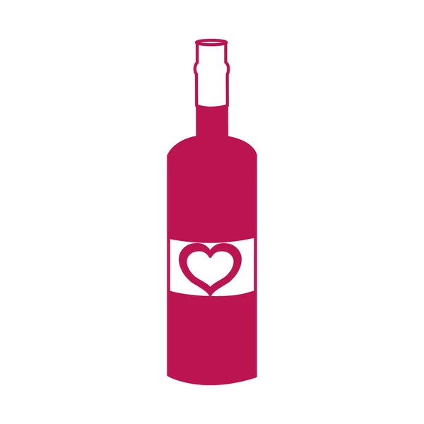 Kärlek flaskdesign — Stock vektor