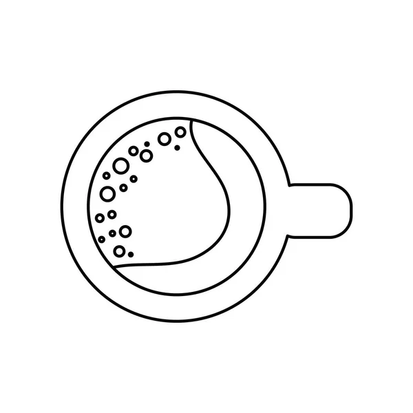 Isolierte Kaffeebecher Design — Stockvektor