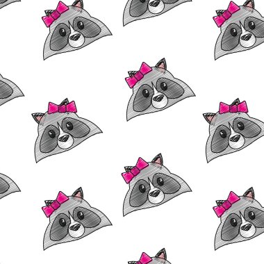 Rakun arka plan çizgi film 