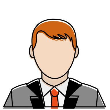 renkli avatar şık erkek gömleği ve meçhul