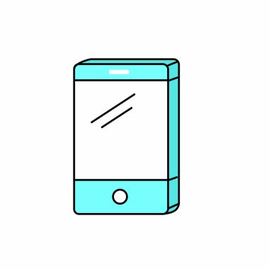 İzole smartphone tasarım