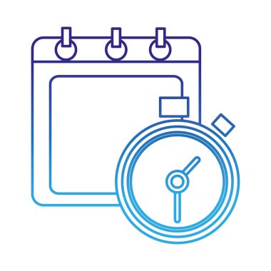 satır takvim ile saati denetlemek için Chronometre nesne bozulmuş