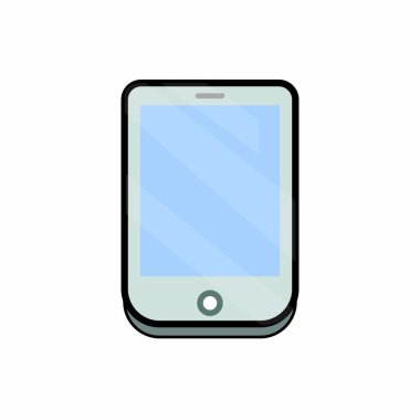 Smartphone simgesi aygıt araç teknolojisi ve elektronik Tema Isolated vektör çizim tasarım