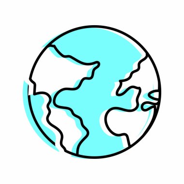 İzole planet tasarım