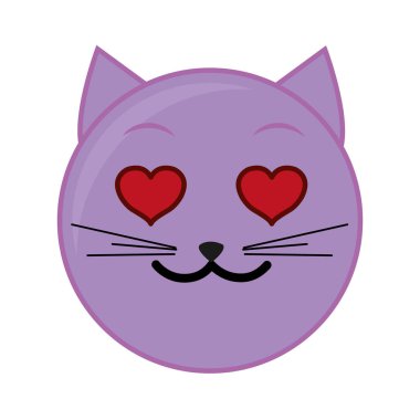 aşık kedi yüz emoji ifade