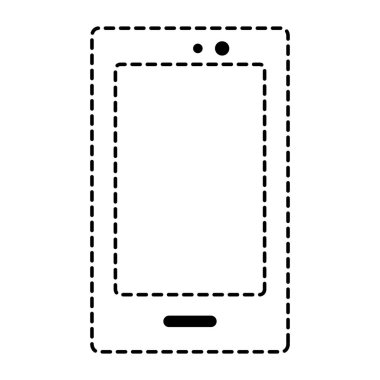 İzole smartphone tasarım